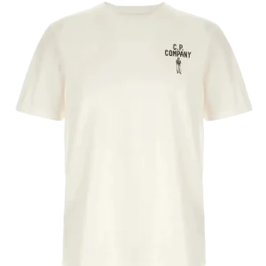 C.P. COMPANY - T-Shirts Printed Crew-Neck Beige
