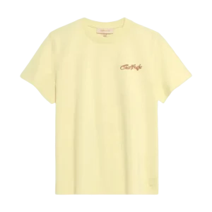 GERTRUDE - T-shirt imprimé Leolina Daisy Jaune Poussin